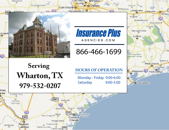 Insurance Plus Agencies of Texas (979)532-0207 is your Event Liability Insurance Agent in Wharton, Texas.